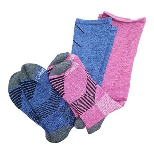 Tommie Copper Women's‎ Socks Blue and Pink NEW